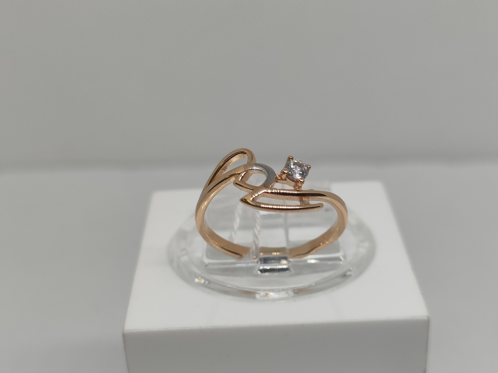 КОЛКМ585 КОЛЬЦО С КАМНЕМ (Au 585)