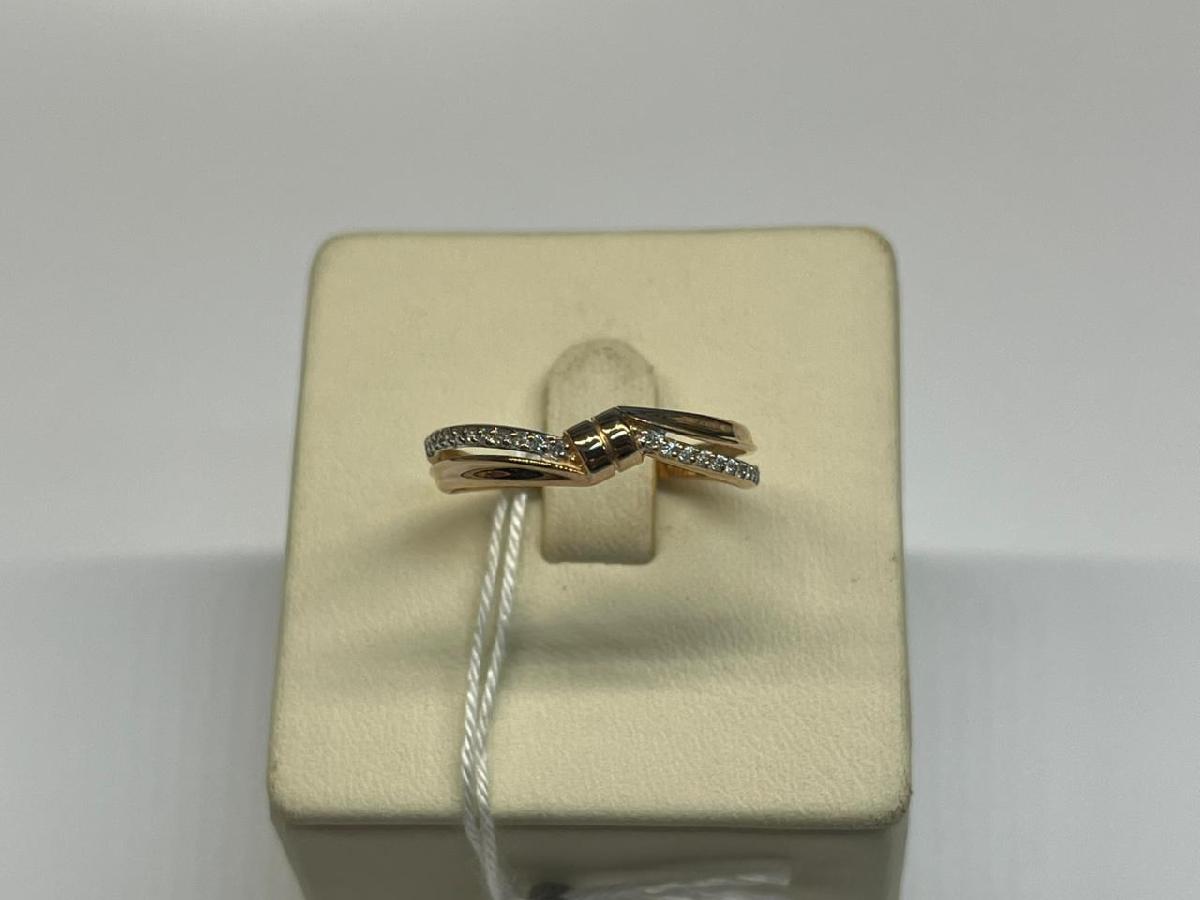 КОЛКМИ585 КОЛЬЦО С КАМНЯМИ (Au 585)