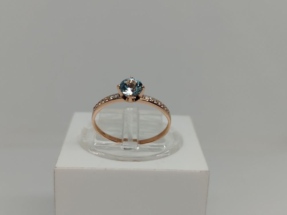 КОЛКМИ585 КОЛЬЦО С КАМНЯМИ (Au 585)