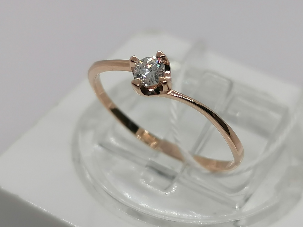 КОЛЬЦО БРИЛЛИАНТ Au 585