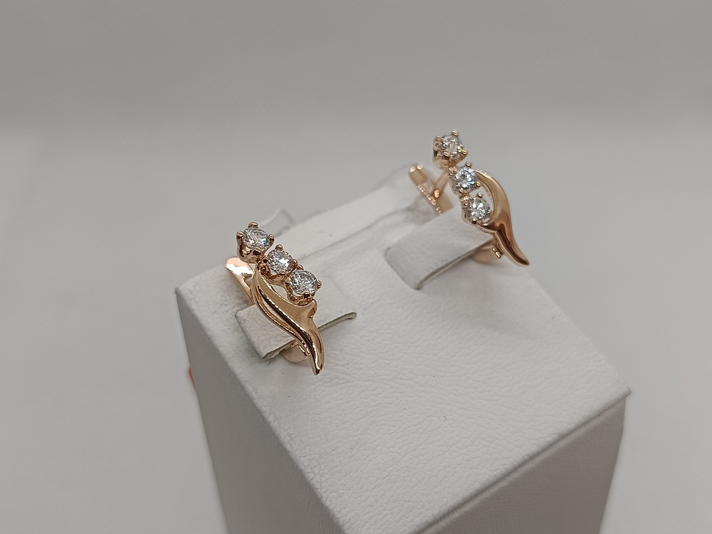 СКМИ585 СЕРЬГИ С КАМНЯМИ (Au 585) СКМИ585 СЕРЬГИ С КАМНЯМИ (Au 585)