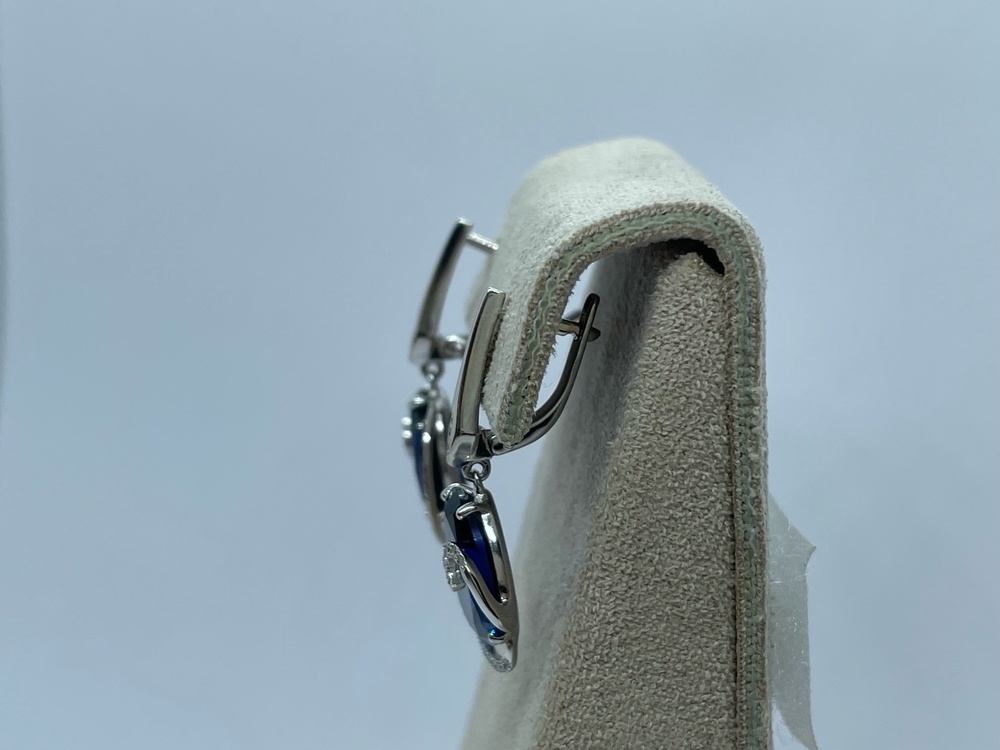 СЕРЬГИ С КАМНЯМИ (Au 585)