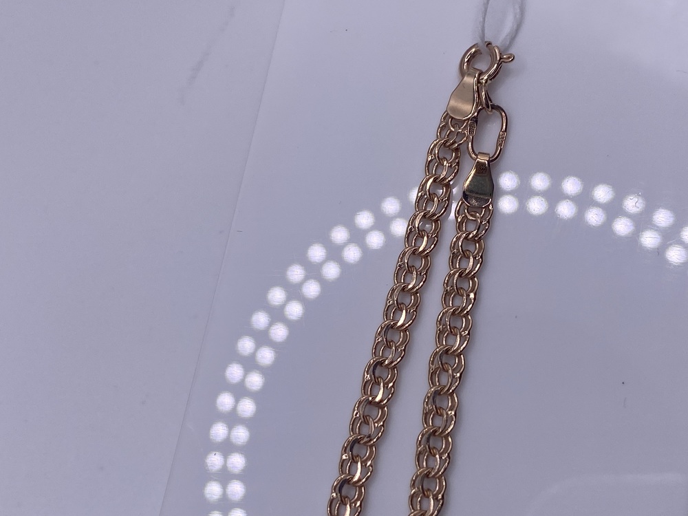 ЦПБС585 ЦЕПЬ ПУСТОТЕЛАЯ Бисмарк (Au 585)