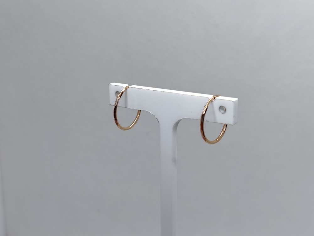 СКОН585 СЕРЬГИ КОНГО (Au 585)