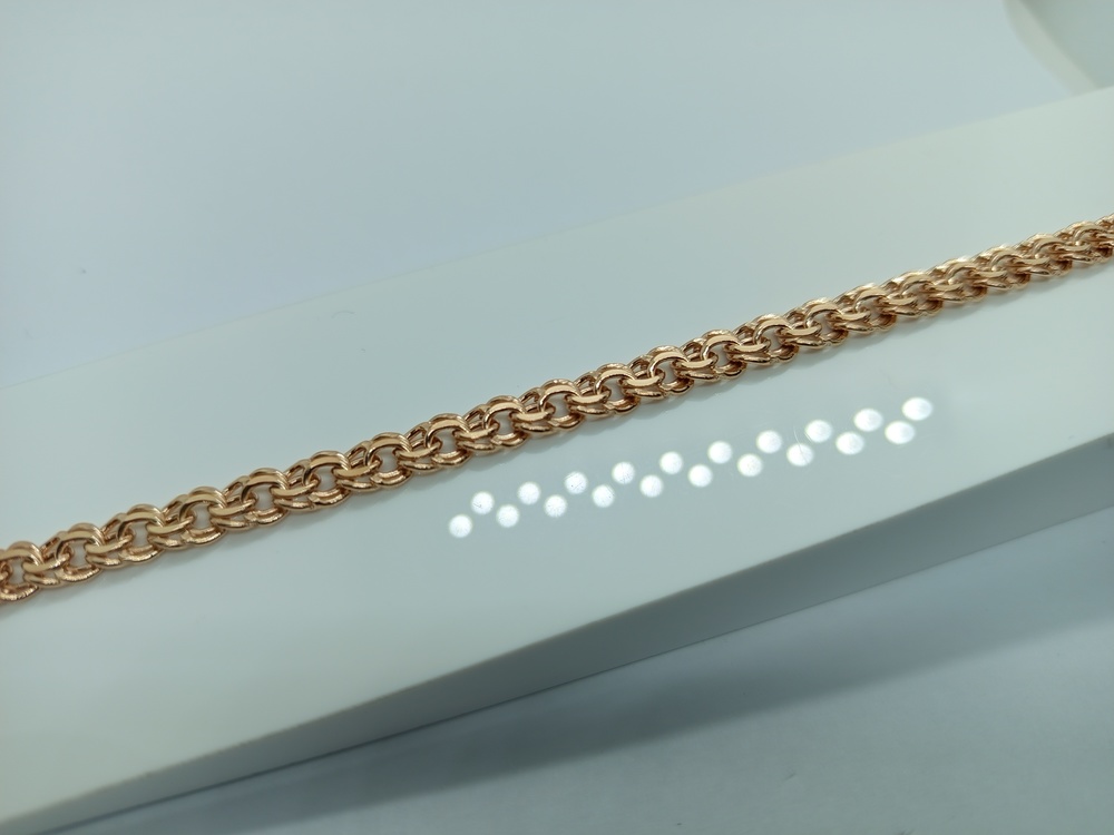 670009023 БРАСЛЕТ ПУСТОТЕЛЫЙ Бисмарк (Au 585)