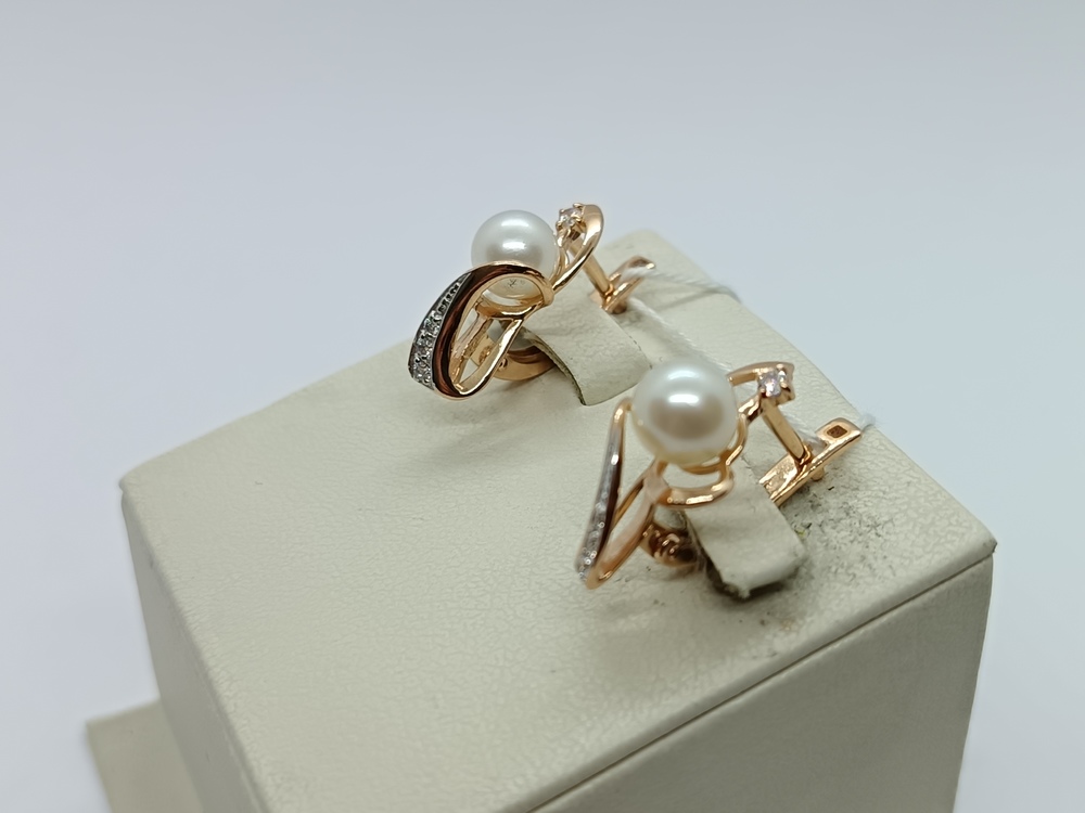 СЕРЬГИ С КАМНЯМИ (Au 585)