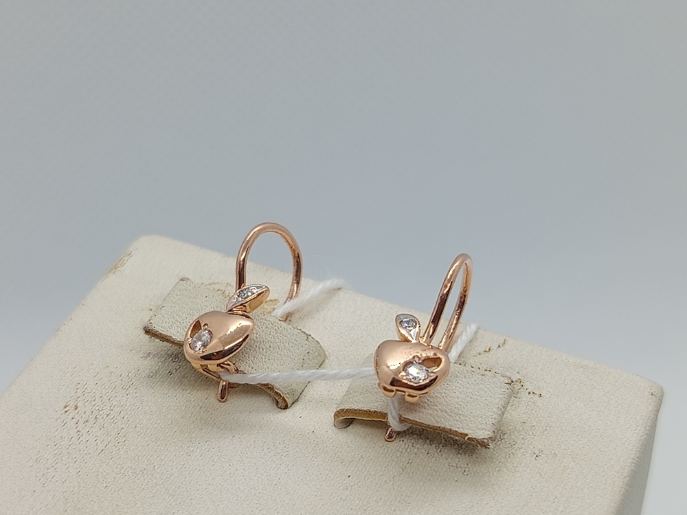 СЕРЬГИ С КАМНЯМИ (Au 585)