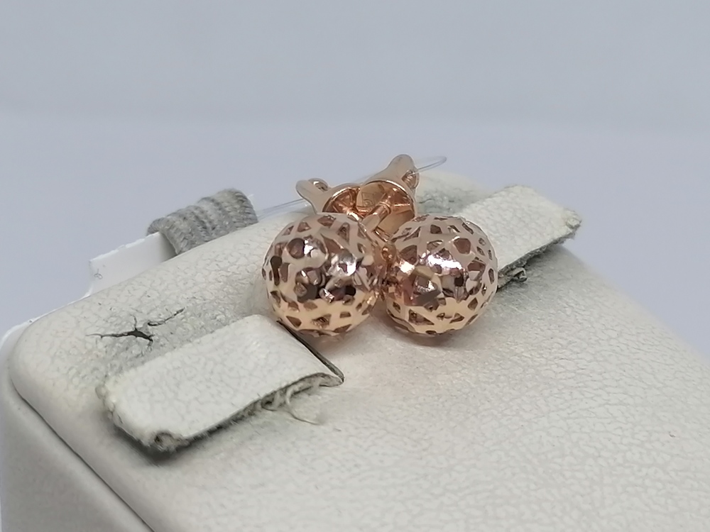 СЕРЬГИ ПУСЕТЫ без камня (Au 585)