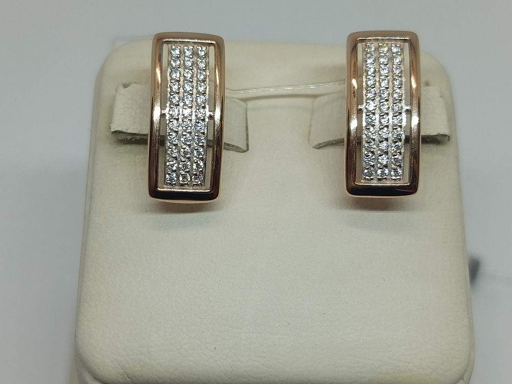 СЕРЬГИ С КАМНЯМИ (Au 585)