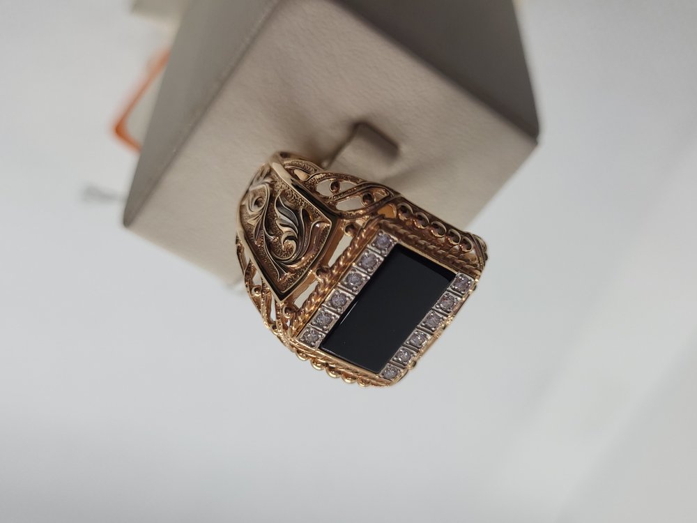 ПЕЧКМИ585 ПЕЧАТКА С КАМНЯМИ (Au 585)