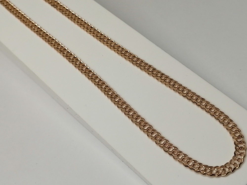 ЦЕПЬ ПОЛНОВЕСНАЯ Ромб двойной (Au 585)