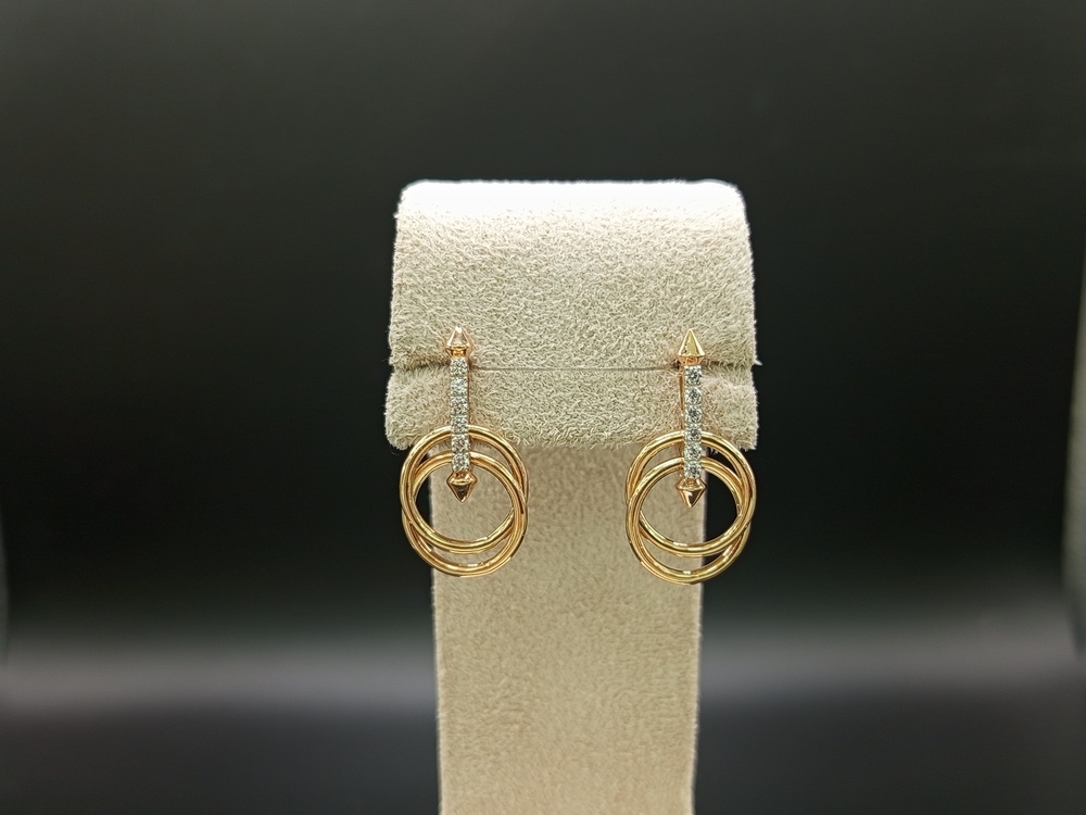 СЕРЬГИ С КАМНЯМИ (Au 585)