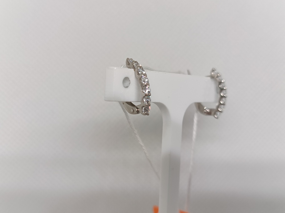 СКМИ585 СЕРЬГИ С КАМНЯМИ (Au 585)