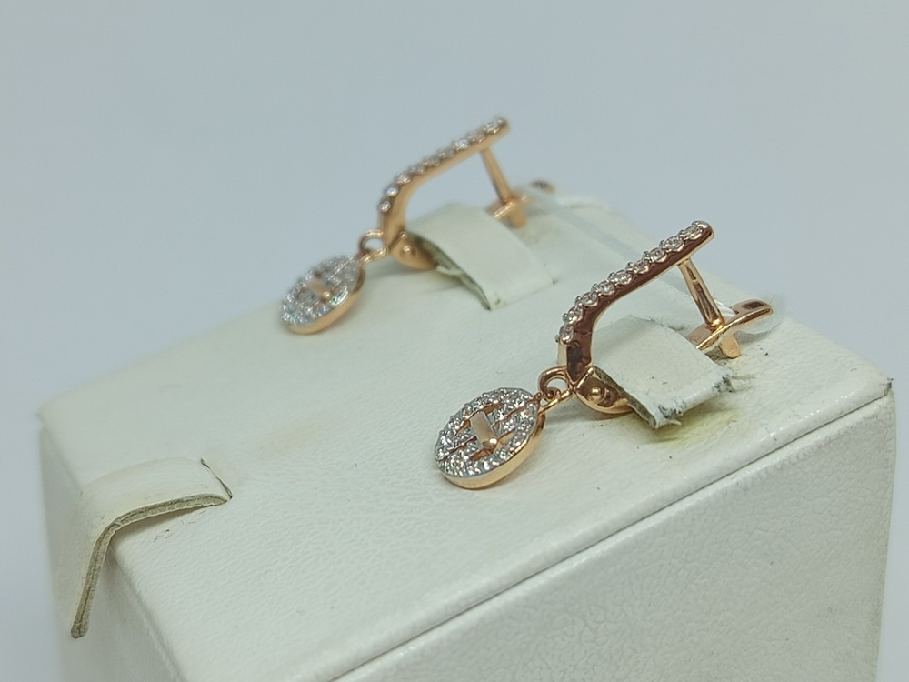 СЕРЬГИ С КАМНЯМИ (Au 585)