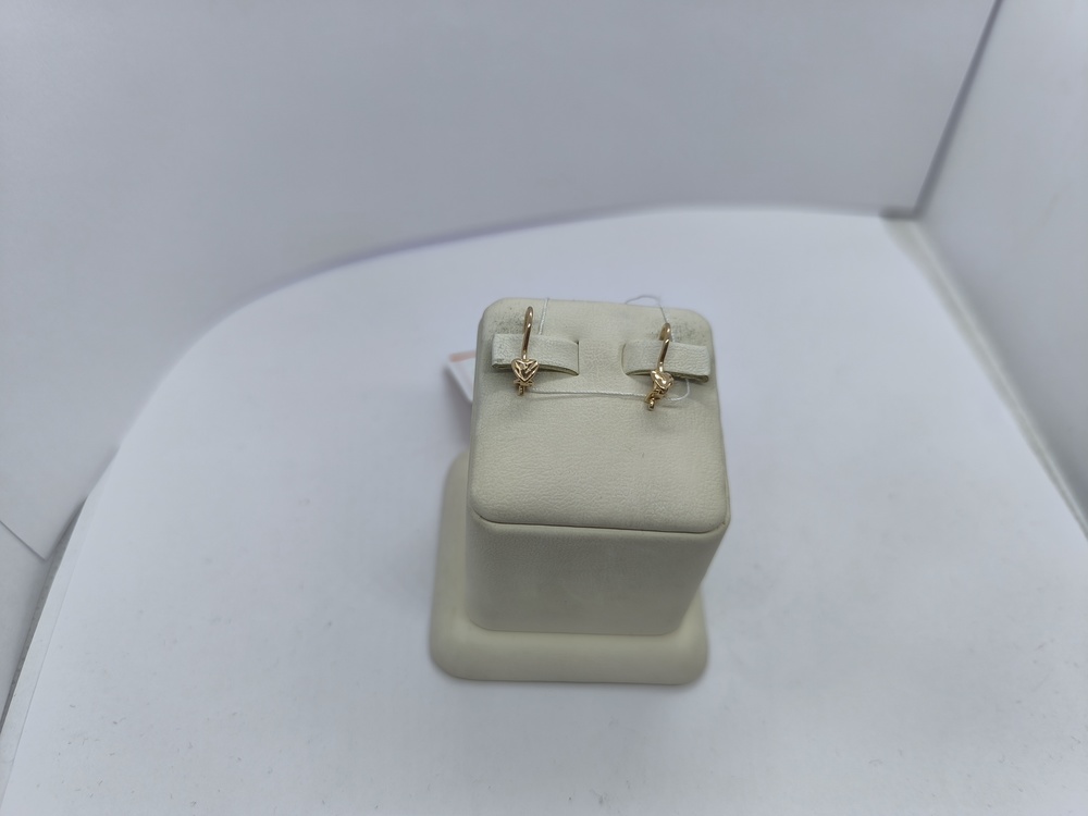 СЕРЬГИ БЕЗ КАМНЯ (Au 585)