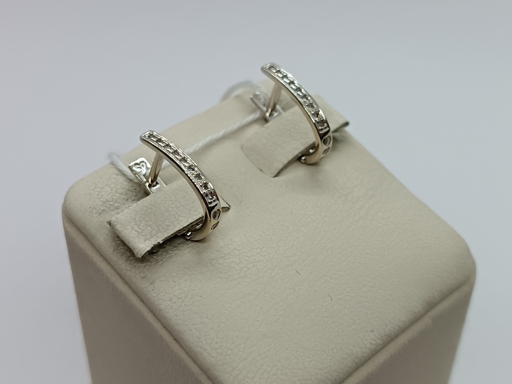 СКМИ585 СЕРЬГИ С КАМНЯМИ (Au 585)