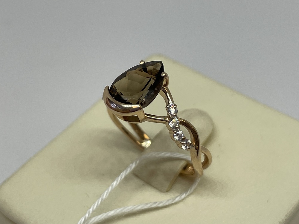 КОЛКМИ585 КОЛЬЦО С КАМНЯМИ (Au 585)