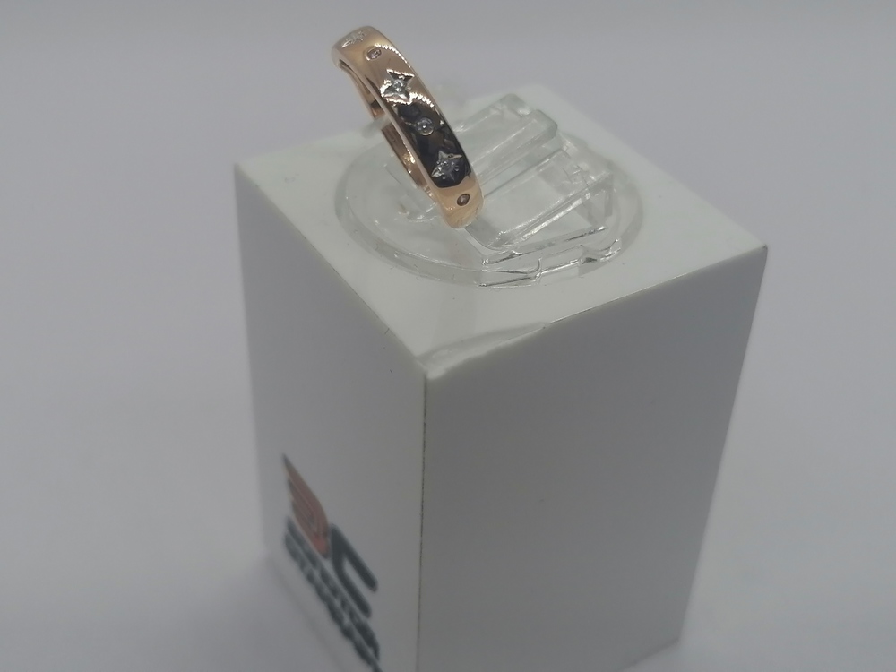 КОЛКМИ585 КОЛЬЦО С КАМНЯМИ (Au 585)