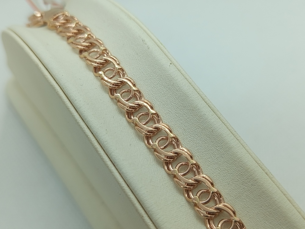 БРАСЛЕТ ПОЛНОВЕСНЫЙ Бисмарк арбский (Au 585)