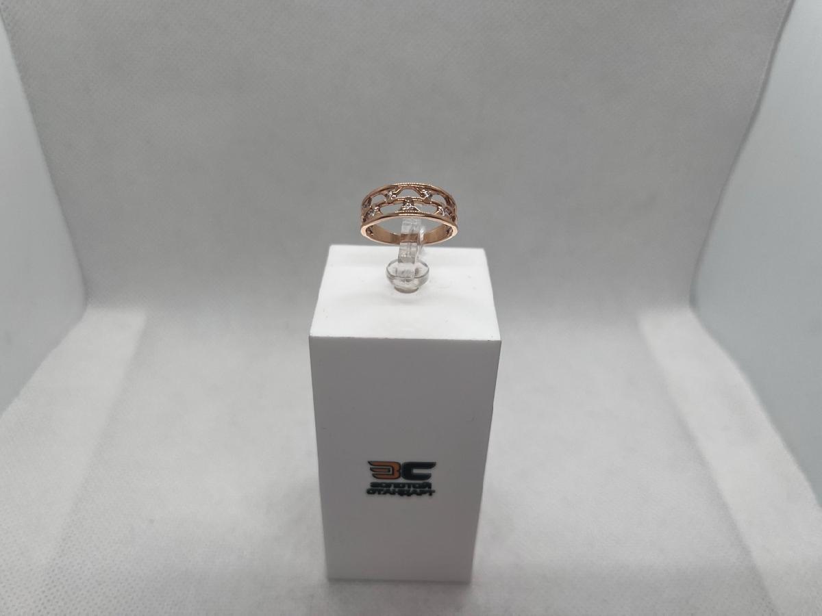 КОЛКМИ585 КОЛЬЦО С КАМНЯМИ (Au 585)