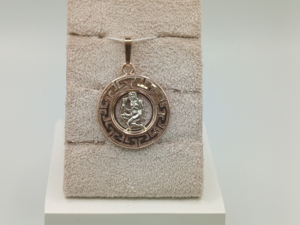 ПОДВЕСКА ЗНАК ЗОДИАКА ДЕВА (Au 585)