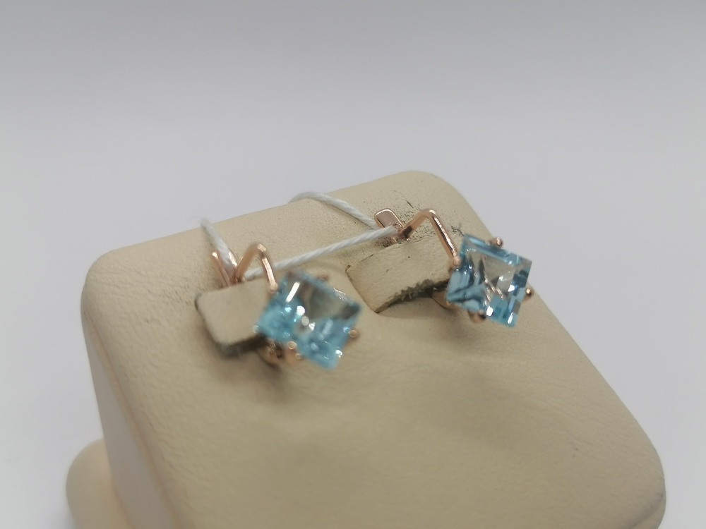 СКМ585 СЕРЬГИ С КАМНЕМ (Au 585) СКМ585 СЕРЬГИ С КАМНЕМ (Au 585)