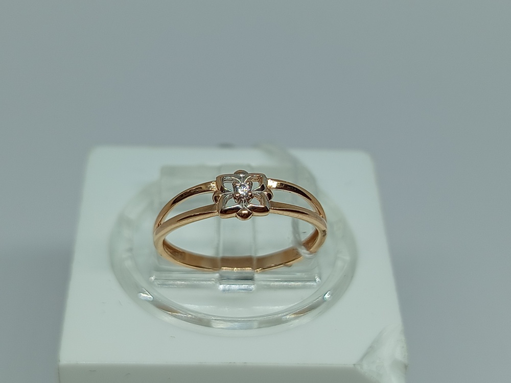 КОЛЬЦО С КАМНЕМ (Au 585)