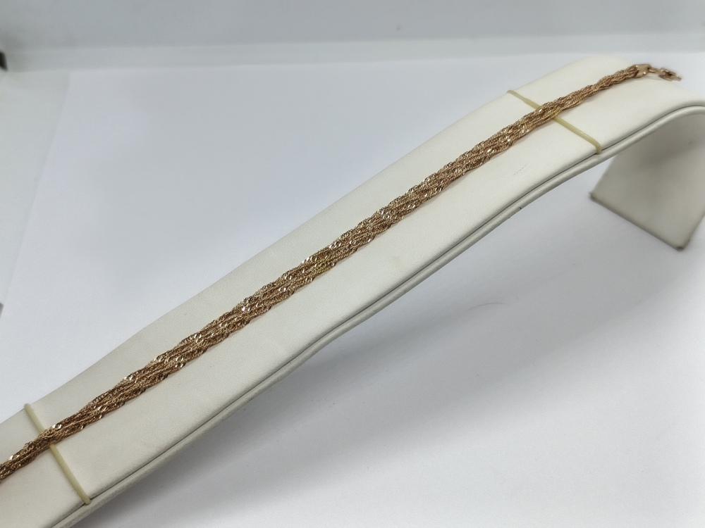 БРАСЛЕТ ПОЛНОВЕСНЫЙ Фантазия Au 585