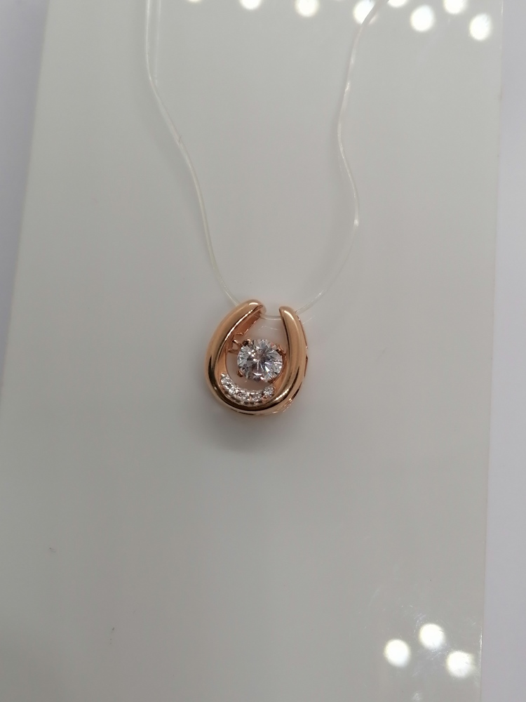 50021 ПОДВЕСКА С КАМНЯМИ (Au 585)