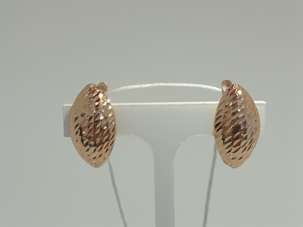 СЕРЬГИ БЕЗ КАМНЯ (Au 585)