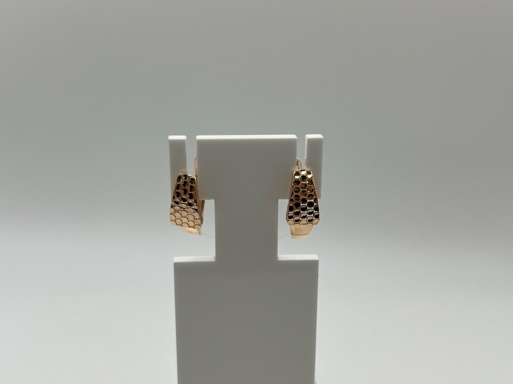 СЕРЬГИ БЕЗ КАМНЯ (Au 585)