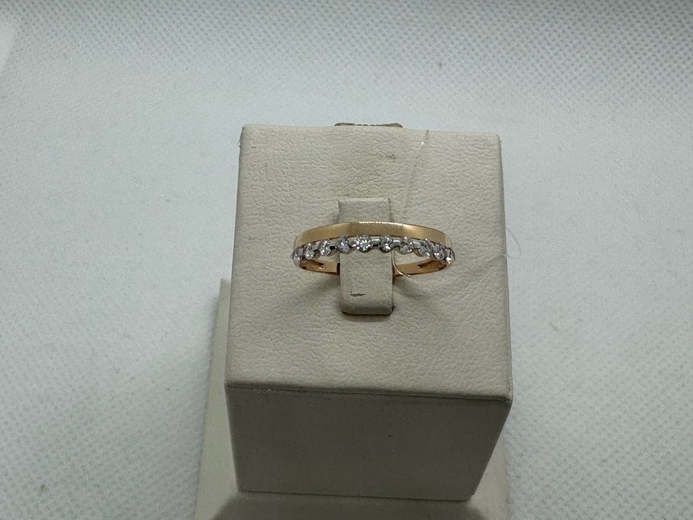 КОЛЬЦО С КАМНЯМИ (Au 585)