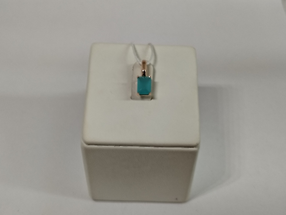 ПОДКМ585 ПОДВЕСКА С КАМНЕМ (Au 585)