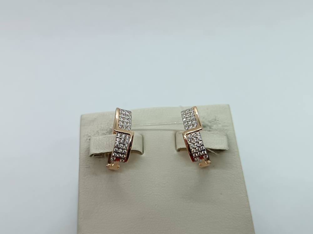 СЕРЬГИ С КАМНЯМИ (Au 585)