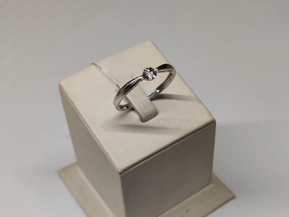 КОЛЬЦО БРИЛЛИАНТ (Ag 925)