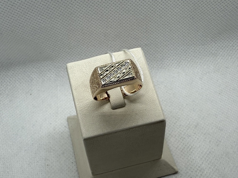 ПЕЧКМИ585 ПЕЧАТКА С КАМНЯМИ (Au 585)