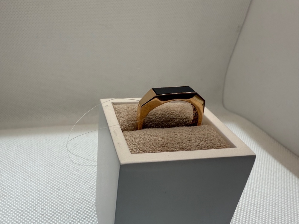 КОЛЬЦО ПЕЧАТКА с камнем (Au 585)