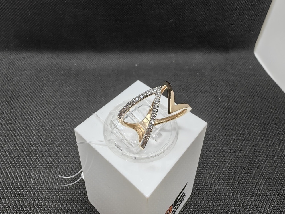 КОЛЬЦО С КАМНЯМИ (Au 585) КОЛЬЦО С КАМНЯМИ (Au 585)