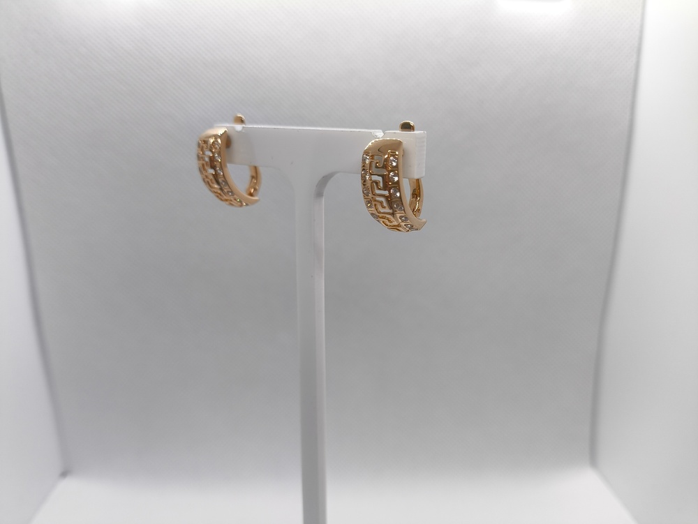 СКМИ585 СЕРЬГИ С КАМНЯМИ (Au 585)