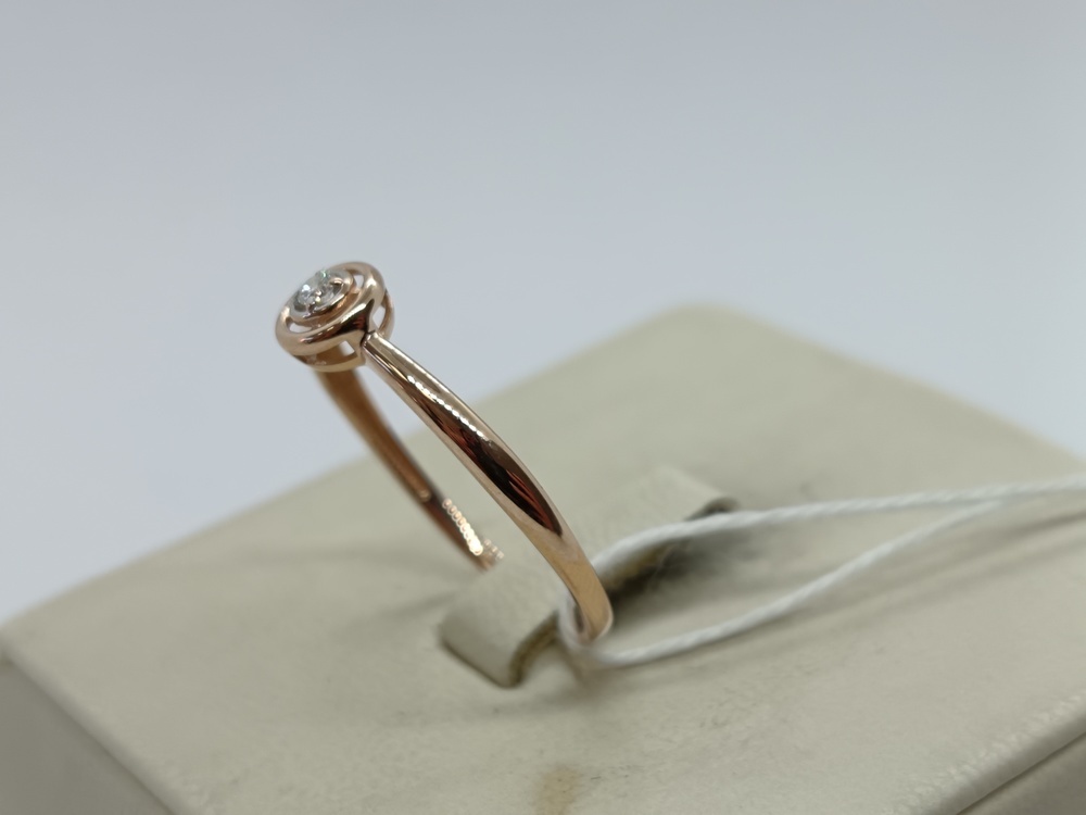 КОЛЬЦО БРИЛЛИАНТ Au 585