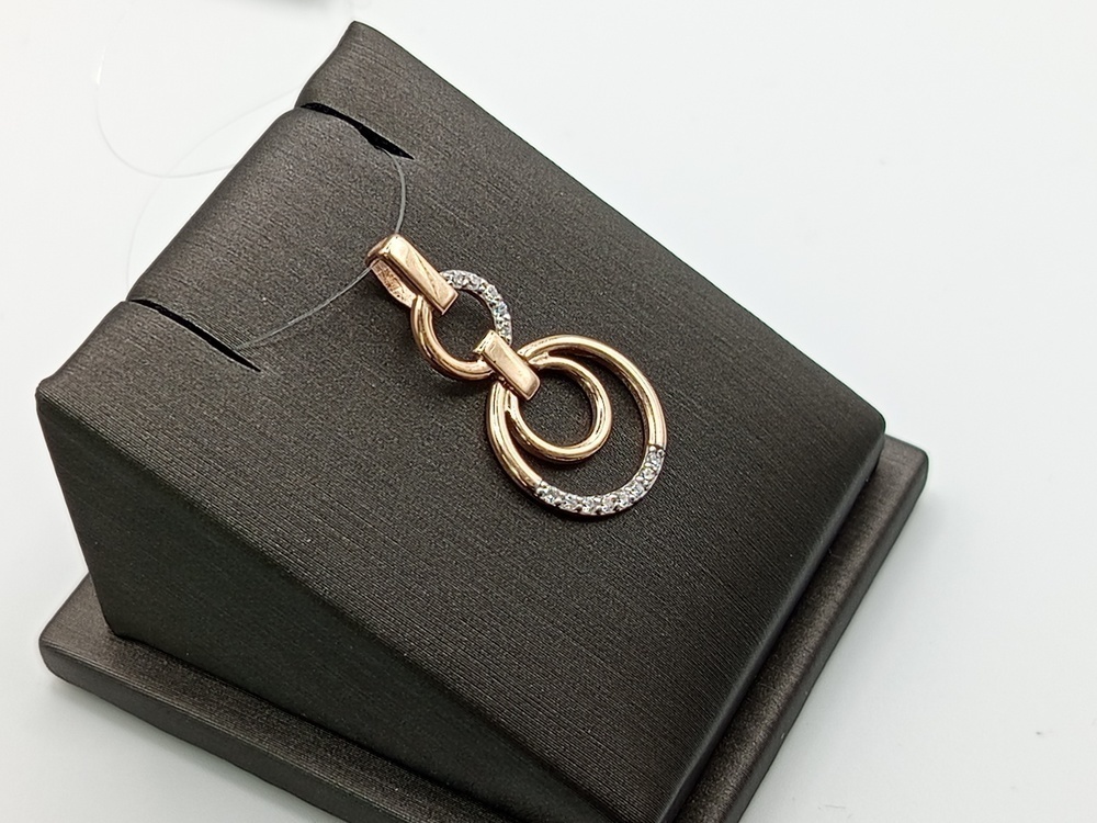 ПОДВЕСКА С КАМНЯМИ (Au 585)