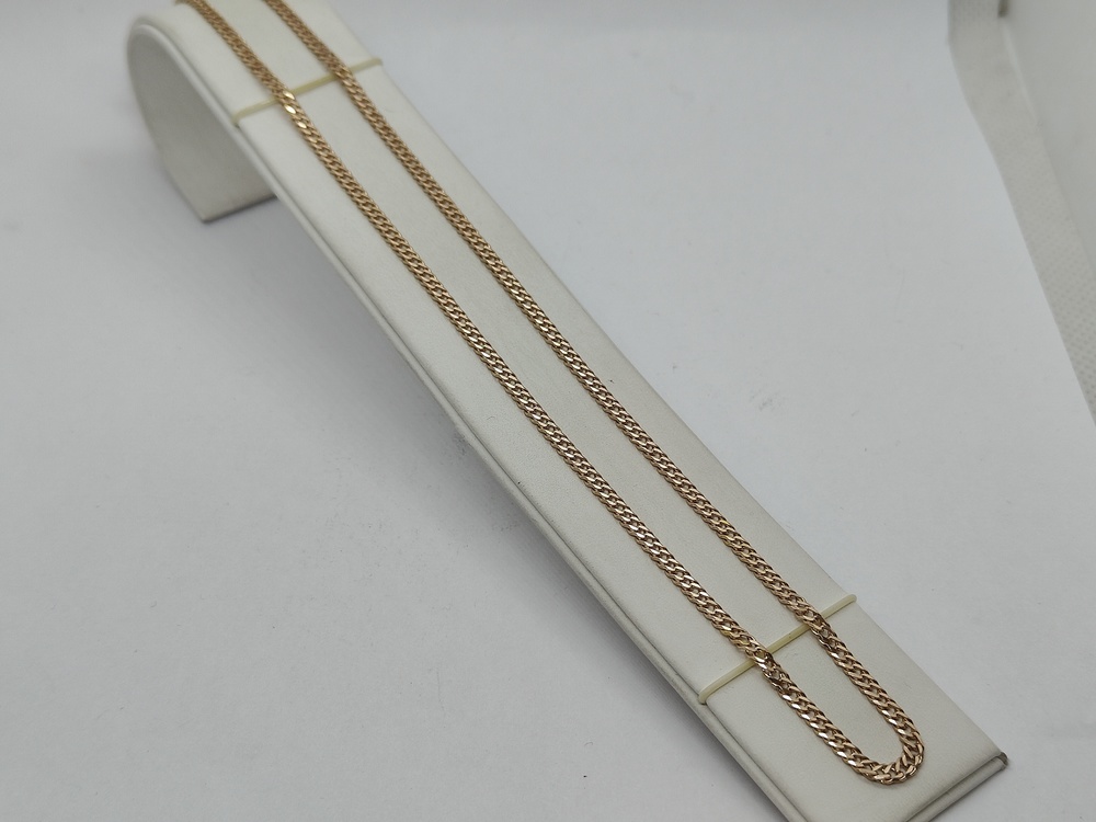 ЦЕПЬ ПОЛНОВЕСНАЯ Ромб двойной (Au 585)