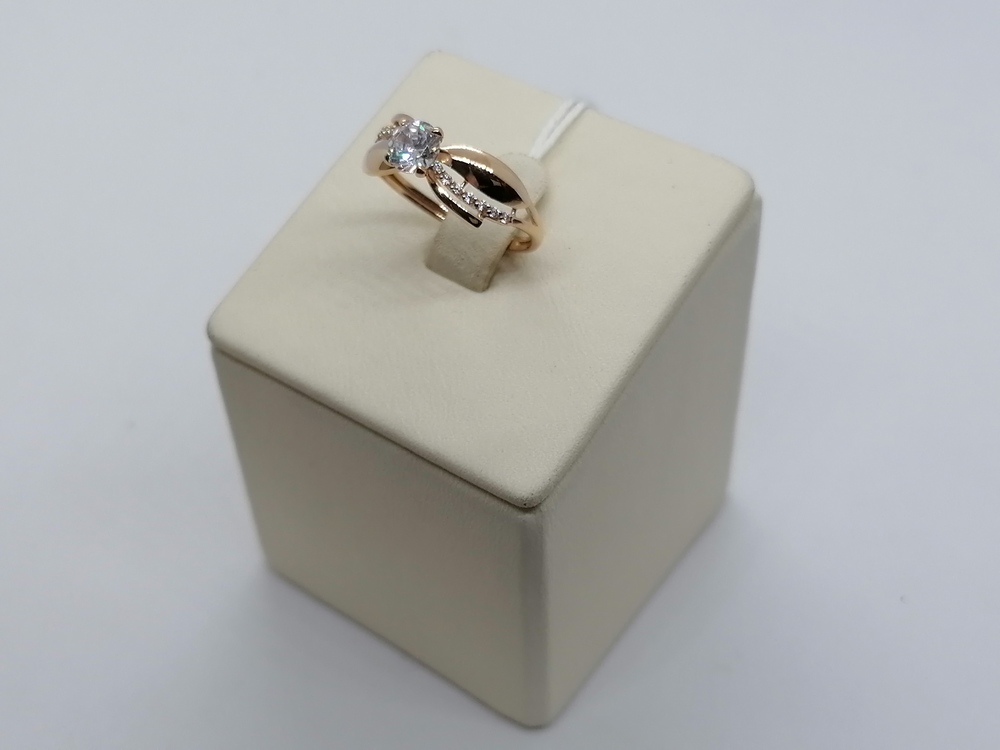 КОЛКМИ585 КОЛЬЦО С КАМНЯМИ (Au 585)
