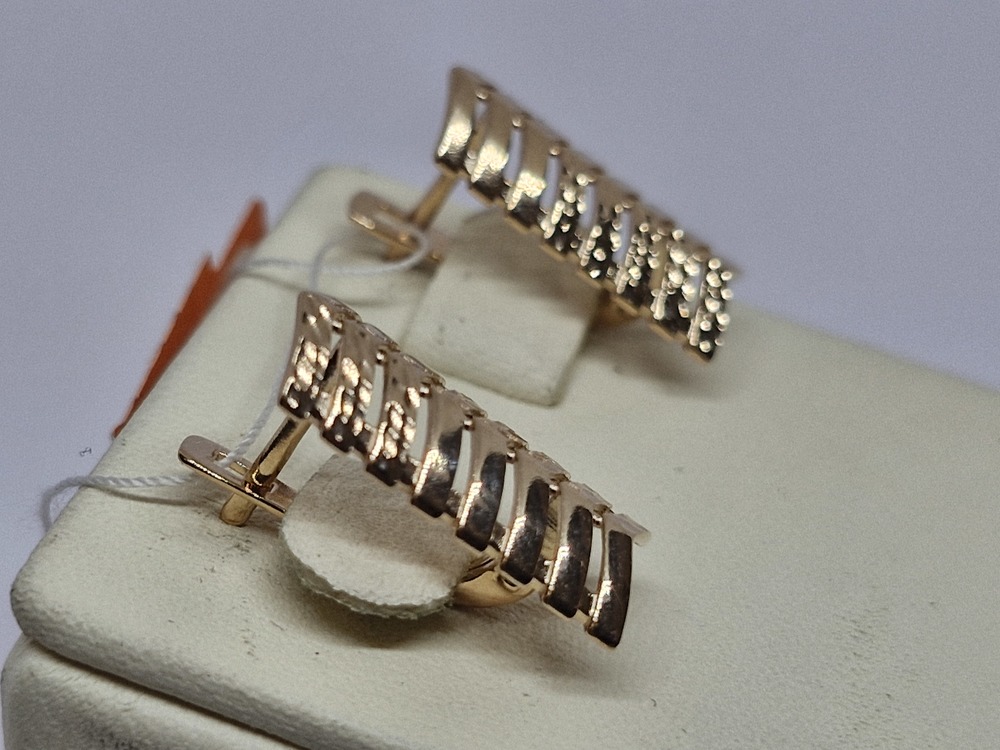 СЕРЬГИ БЕЗ КАМНЯ (Au 585)