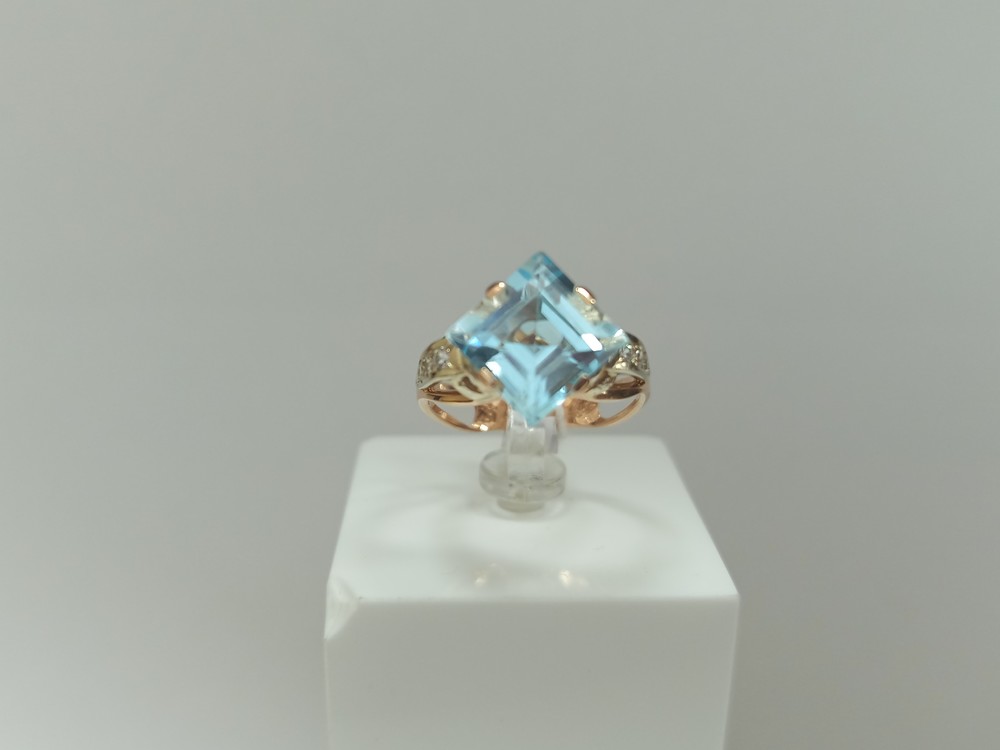 КОЛКМИ585 КОЛЬЦО С КАМНЯМИ (Au 585)