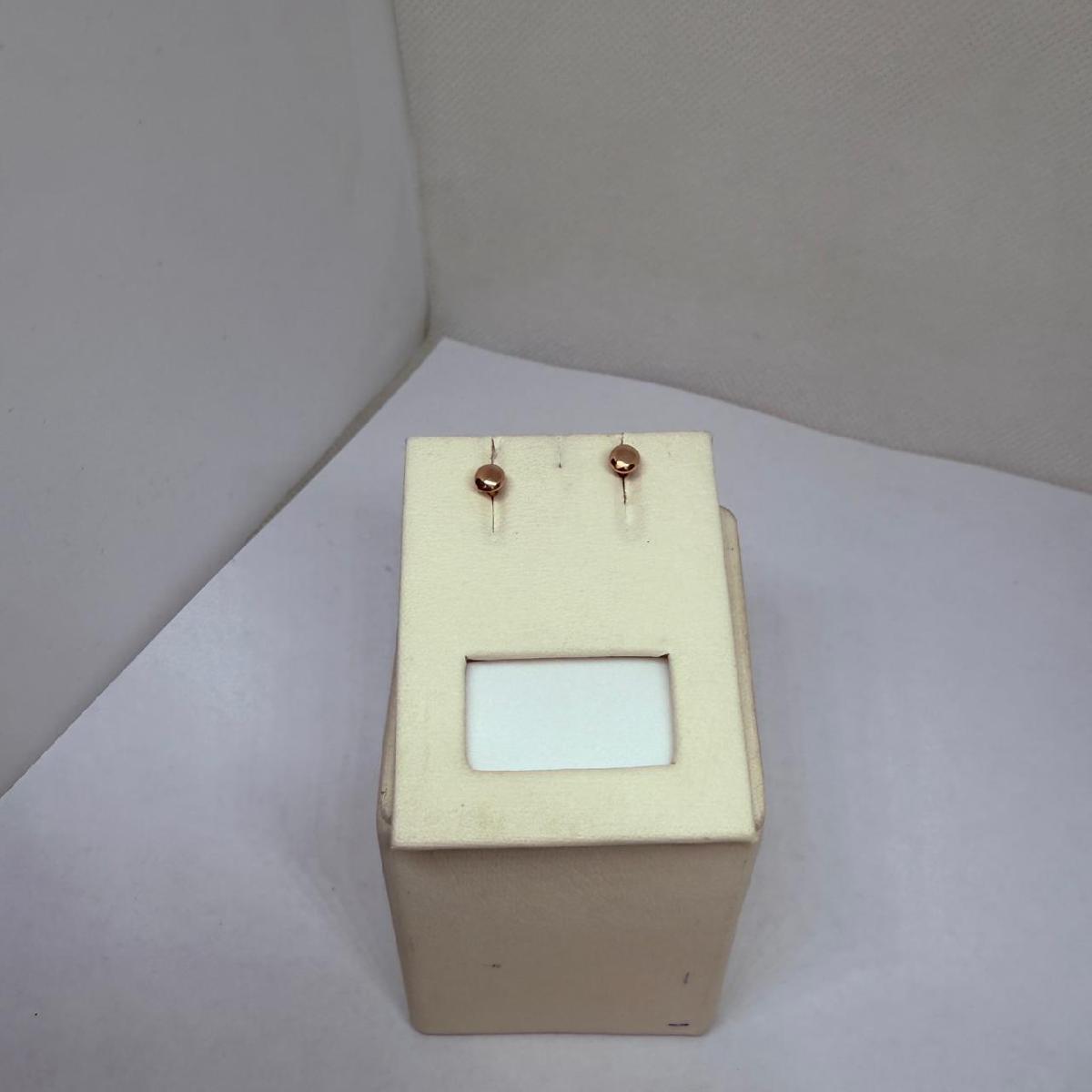 СПУС585 СЕРЬГИ ПУСЕТЫ (Au 585)