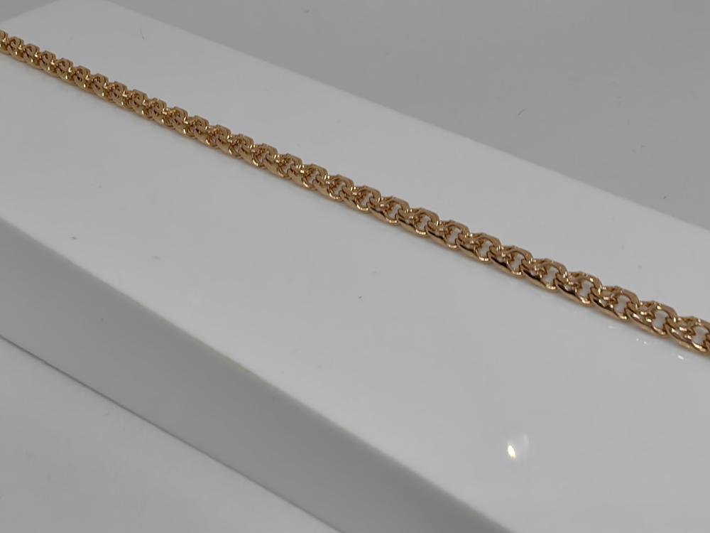 БЛБ585 БРАСЛЕТ ПОЛНОВЕСНЫЙ Бисмарк (Au 585)