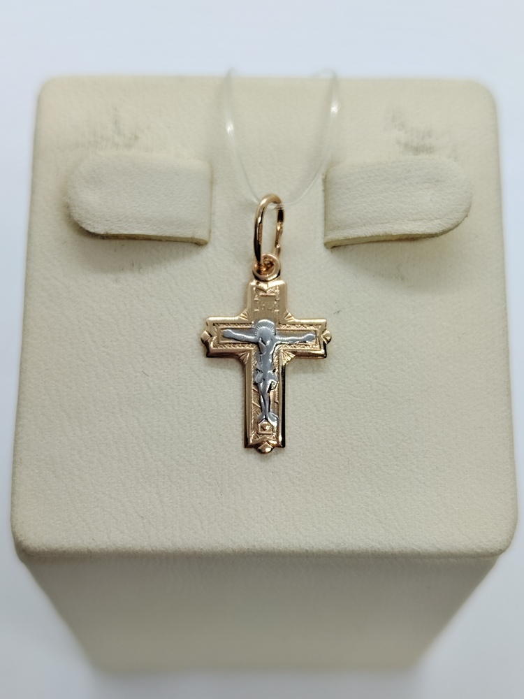 00-63-0094-00 ПОДВЕСКА КРЕСТ без камня (Au 585)
