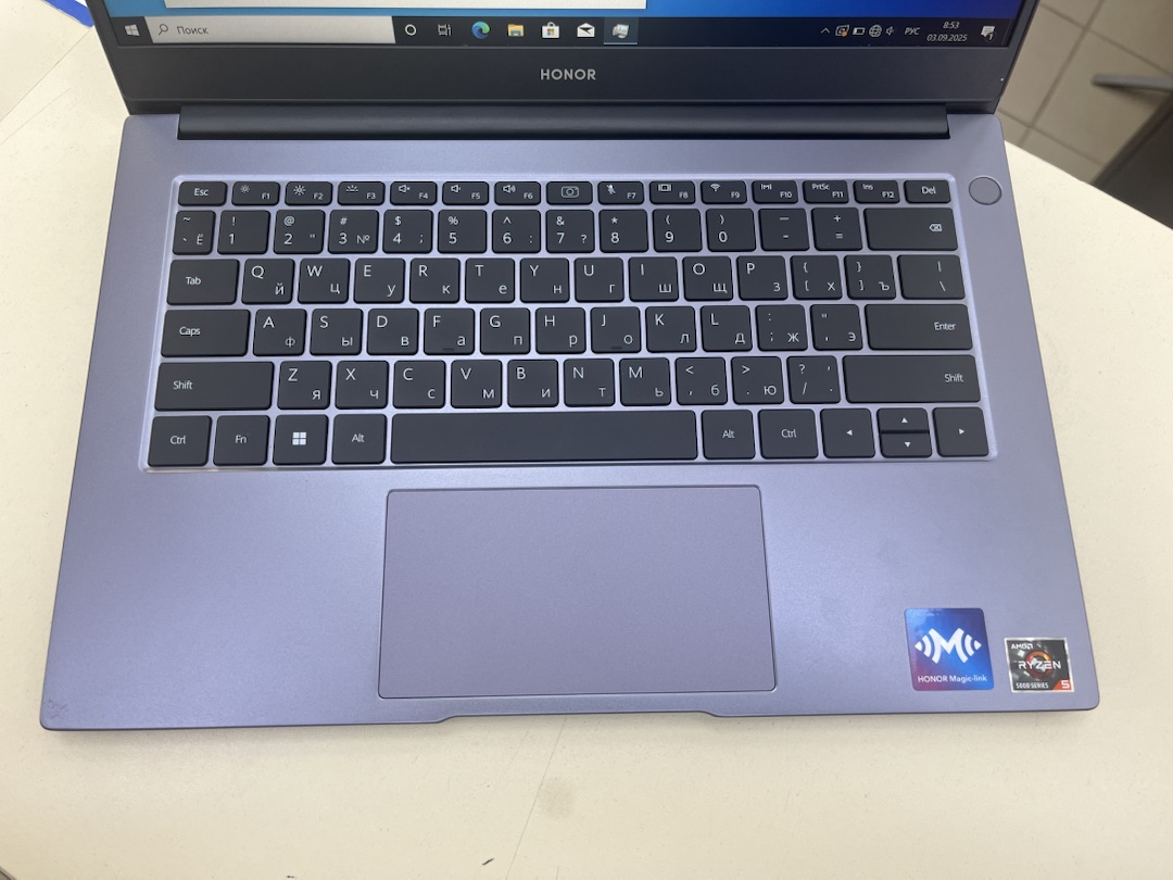 Ноутбук Honor Honor MagicBook 14 NMH-WDQ9HN; Ryzen 5-5500U, AMD Graphics, 8 Гб, 512 GB, Нет