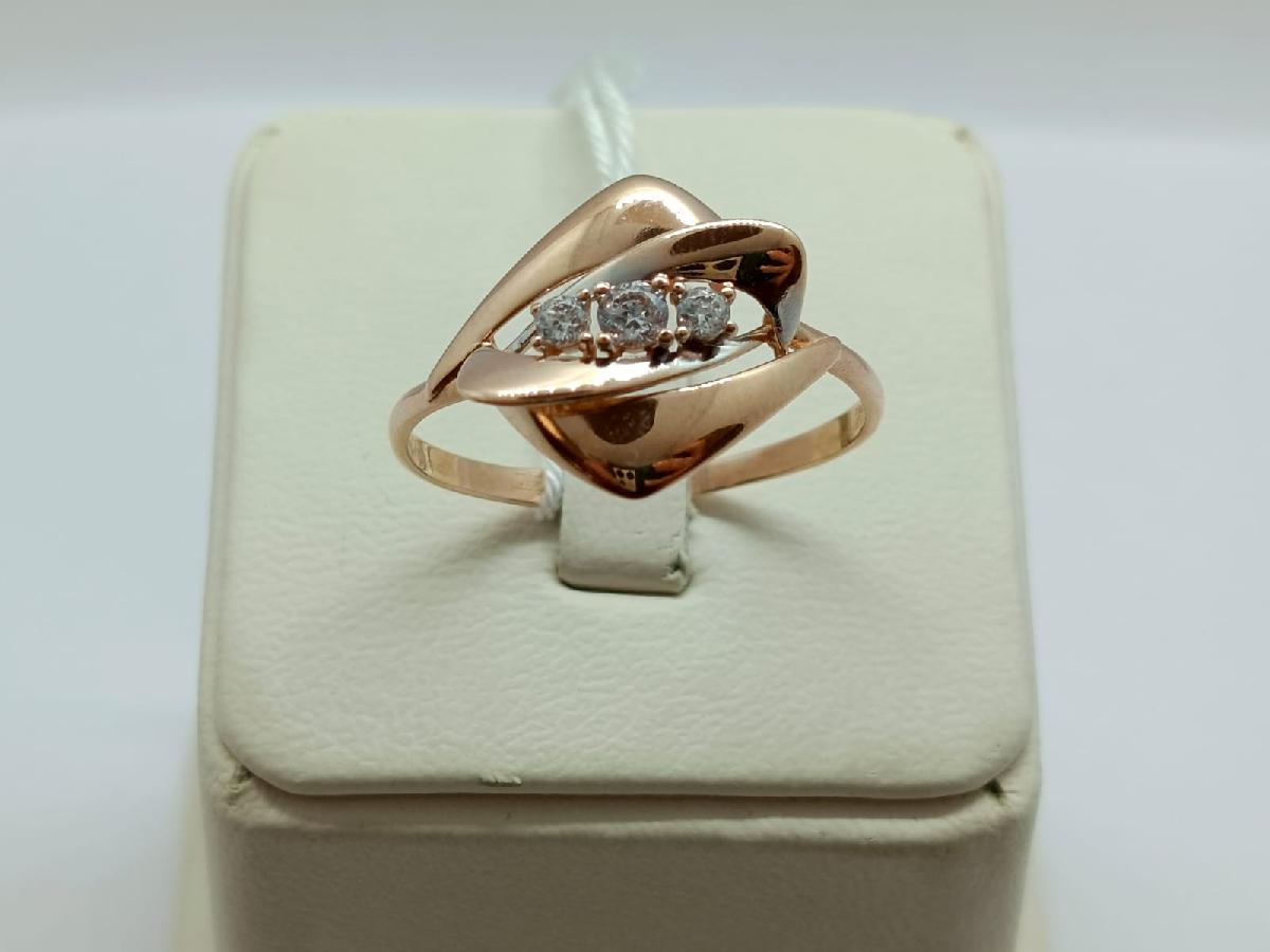 КОЛКМИ585 КОЛЬЦО С КАМНЯМИ (Au 585)